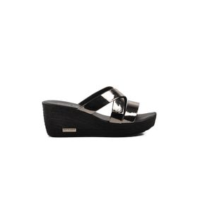 Pierre Cardin PC-3505 Platin Kadın Dolgu Topuk Terlik