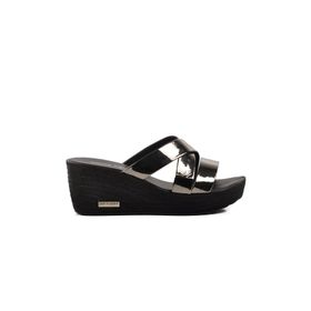 Pierre Cardin PC-3505 Platin Kadın Dolgu Topuk Terlik