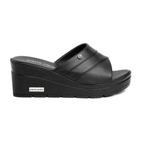 Pierre Cardin PC-3506 Siyah Kadın Dolgu Topuk Terlik