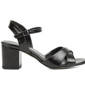 Pierre Cardin PC-51862-3066 Siyah Kırışık Kadın Terlik