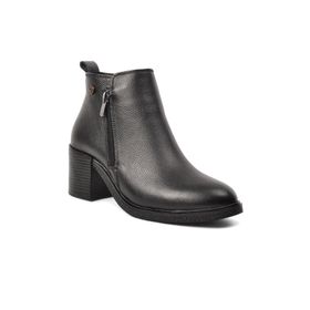 Pierre Cardin Pc-52025 Siyah Hakiki Deri Topuklu Kadın Bot