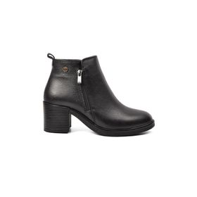 Pierre Cardin Pc-52025 Siyah Hakiki Deri Topuklu Kadın Bot