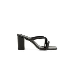Pierre Cardin PC-52217-3478 Siyah Rugan Kadın Topuklu Ayakkabı