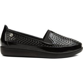 Pierre Cardin PC-52243-3441 Siyah Rugan Kadın Günlük Ayakkabı