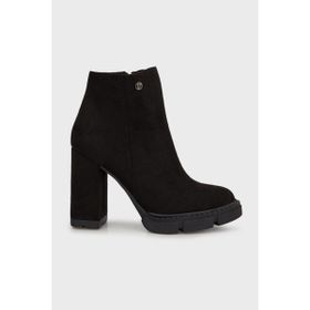 Pierre Cardin PC-54139 Siyah Süet Platform Topuklu Kadın Bot