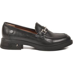Pierre Cardin PC-55257 Z Siyah Cilt Kadın Günlük Ayakkabı