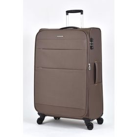 Pierre Cardin PC4200 Kahve Ultra Light Hafif Lüx Kumaş Buyuk Boy Valiz