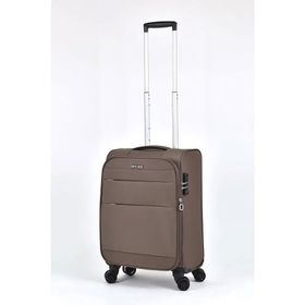 Pierre Cardin PC4200 Kahverengi Ultra Light Hafif Lüx Kumaş Kabin Boy Valiz