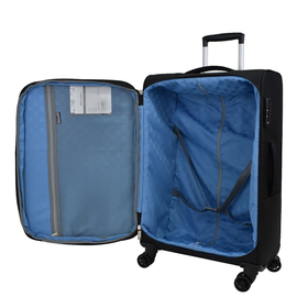 Pierre Cardin PC4200 Ultra Light Siyah Orta ve Kabin Boy Valiz Seti