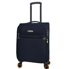 Pierre Cardin PC6000 Ultra Light Hafif Lüx Kumaş Kabin Boy Lacivert Valiz