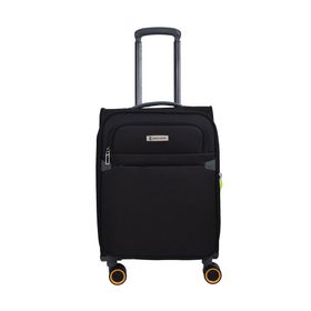 Pierre Cardin PC6000 Ultra Light Hafif Lüx Kumaş Kabin Boy Siyah Valiz