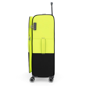 Pierre Cardin PC8200 Lime Ultra Light Hafif Lüx Kumaş Kabin Boy Valiz Seti