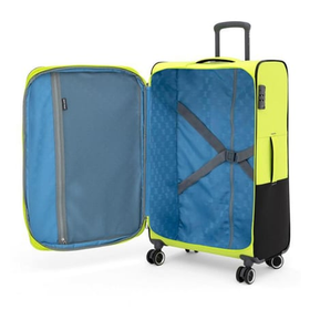 Pierre Cardin PC8200 Lime Ultra Light Hafif Lüx Kumaş Kabin Boy Valiz Seti