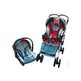 Pierre Cardin PS2080 Travel Sistem Gri Kırmızı Puset