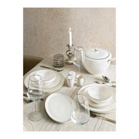 Pierre Cardin Pure Platin 62 Parça 12 Kişilik Yemek Takımı