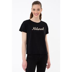 Pierre Cardin Sıyah Kadın T-Shirt