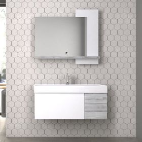 Pierre Cardin W09.100.102.910 Zen Antique White Linden 100 cm Banyo Dolabı