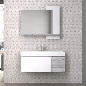 Pierre Cardin W09.100.102.910 Zen Antique White Linden 100 cm Banyo Dolabı