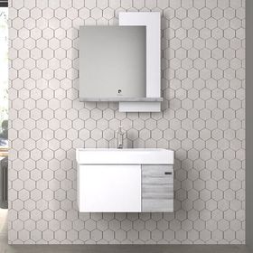 Pierre Cardin Zen Mat Beyaz Linden 70 cm Antique White Linden Banyo Dolabı