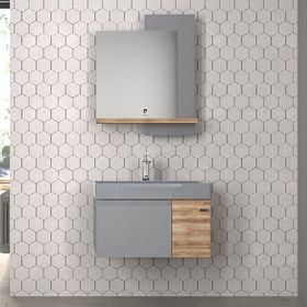 Pierre Cardin Zen Mat Beyaz Linden 70 cm Antique White Linden Banyo Dolabı