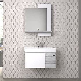 Pierre Cardin Zen Mat Beyaz Linden 70 cm Antique White Linden Banyo Dolabı