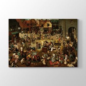 Pieter Bruegel - Karnaval Ve Perhiz Tablosu
