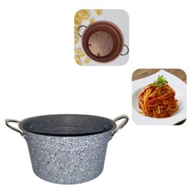 Piev Şan Granit Gri Kulplu Süzgeç