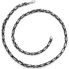 Pigado 316L Çelik Silver Renk 5 mm 60 cm Kral Zinciri Kolye
