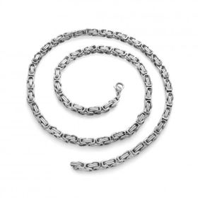 Pigado 316L Çelik Silver Renk 5 mm 60 cm Kral Zinciri Kolye