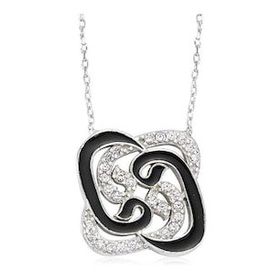 Pigado 925 Ayar Gümüş Pervane Vav Kadın Gümüş Kolye