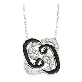 Pigado 925 Ayar Gümüş Pervane Vav Kadın Gümüş Kolye