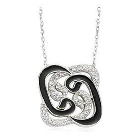 Pigado 925 Ayar Gümüş Pervane Vav Kadın Gümüş Kolye