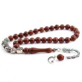 Pigado 925 Ayar Gümüş Püsküllü İsme Kişiye Özel Küre Kesim Kuka Tesbih