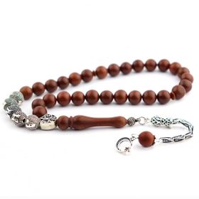 Pigado 925 Ayar Gümüş Püsküllü İsme Kişiye Özel Küre Kesim Kuka Tesbih