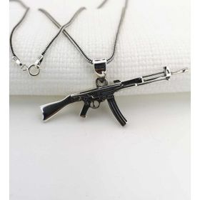 Pigado 925 Ayar Gümüş Silah Kolye