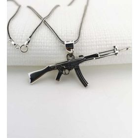 Pigado 925 Ayar Gümüş Silah Kolye
