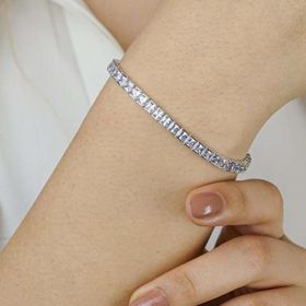 Pigado 925 Ayar Gümüş Su Yolu Model 12 Bileklik
