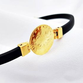 Pigado 925 Ayar Gümüş Tuğra İşlemeli Bileklik