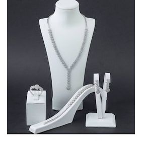 Pigado 925 Ayar Gümüş Zirkon Taşlı Kalp Model Set