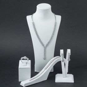 Pigado 925 Ayar Gümüş Zirkon Taşlı Kalp Model Set