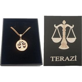 Pigado Astroloji Burçlar Rose Renk Özel Kutusunda Kolye