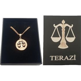 Pigado Astroloji Burçlar Rose Renk Özel Kutusunda Kolye