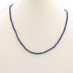 Pigado Fasetali Lapis Lazuli Taşlı Kadın Kolye