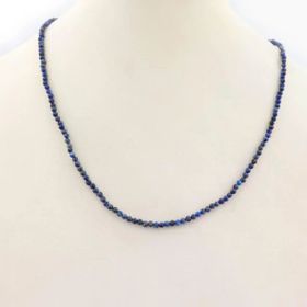 Pigado Fasetali Lapis Lazuli Taşlı Kadın Kolye