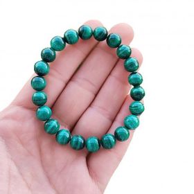 Pigado Hakiki Doğal Taş Malakit Taşı Unisex Bileklik