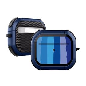 Piili Airpods 3. Nesil Rainbow Mavi Kılıf