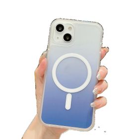 Piili İphone 14 Magsafe Colorful Mavi Kılıf