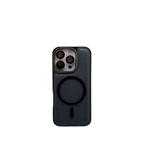Piili iPhone 15 Pro Max Arcave Magsafe Siyah Uyumlu Telefon Kılıfı
