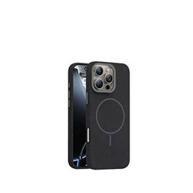 Piili iPhone 15 Pro Max Siyah Soft Aura Magsafe Uyumlu Telefon Kılıfı