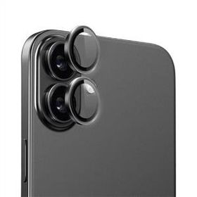 Piili iPhone 16 - 16 Plus Siyah Safir Lens Koruyucu